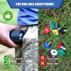 MEKOH Pressure Washer Nozzle, 7-in-1 Quick Changeover Nozzle, Adjustable Pres...