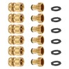 Kesfitt Garden Hose Quick Connect 3/4 Inch GHT Solid Brass