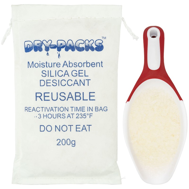 200 Gram Reusable Reactivatable Cotton Bag Silica Gel Desiccant -
