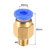uxcell M6 Pneumatic Fitting Push to Connects,for 3D Printer Extruder