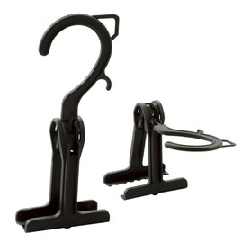 Oritani Skirt Hanger, Plastic, NEO Clips, Black, 10 Pieces, Made in Japan, Sandwiches, Storage, Space Saving, Storage