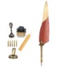 Quill Pen Set Feather Writing Drawing Dip Pen Students Teacher