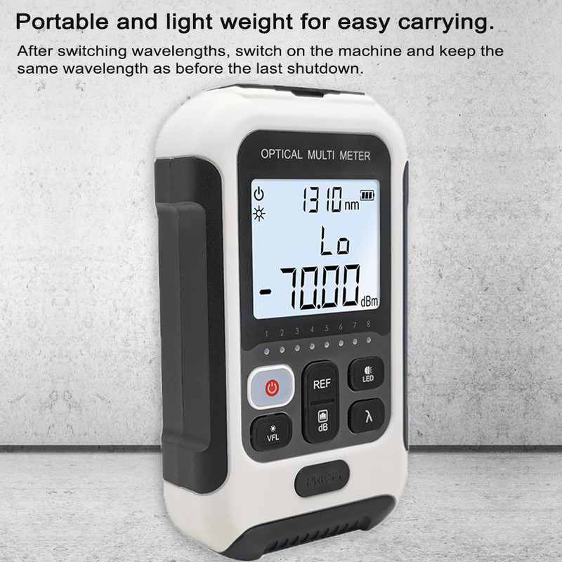 Portable Lightweight 3 in 1 Optical Power Meter High Accurancy