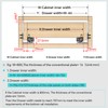 BAIDICE 6 Pair Soft Close Drawer Slides 9 12 15