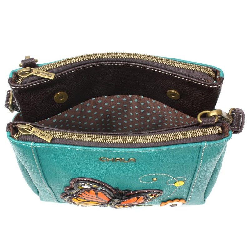 CHALA Merry Messenger RFID Protected Women Faux Leather Shoulder Purse