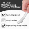 Precision Facial Razors, Touch-up Dermaplaning Tool, Eyebrow Razor, Peach Fuzz