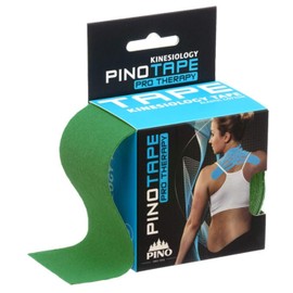 Pinotape Pro Therapy ® - Das Original - Kinesiologie Baumwolle Tape verschiedene Farben und Designs 5 cm x 5 m, besonders hautfreundlich - Physio-Tape (Grün)