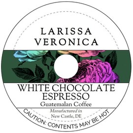 White Chocolate Espresso Guatemalan Coffee (Single Serve K-Cup Pods) (Gourmet, Naturally Flavored, Whole Coffee Beans) (12 pods, ZIN: 577466)
