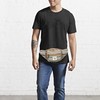 Hemp Fanny Pack,Adjustable Waist and Multiple Pockets,Waist Bag & for