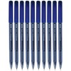 Nataraj Ballpoint Pens, Blue, Pack of 10, Point (0.7mm), Smooth