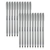 SAINO Primo+ Ballpoint Pens, BLACK, Fine Point (0.7mm), Pack of