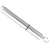 Silver Pocket Toothpick Holder Keychain,Waterproof Mini Toothpick Box Container Lightweight