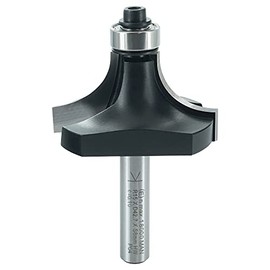 ENT Rounding Over Cutter TC Shank (C) 8 mm, Diameter (A) 43 mm, B 15 mm, R 15 mm, D 32 mm, with Ball Bearing