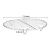 TeamFar Round Cooling Rack Set of 2, 7½ Inch Round
