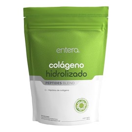 Entera | Colágeno Hidrolizado 300g, Péptidos de Colágeno Tipo I, II y III, Suplemento Alimenticio