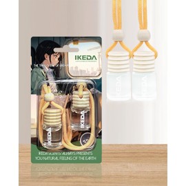 ikeda fragrance Car Air Freshener 4ml Car Scents | 45-Days Keep Fragrance | Automotive Hanging Diffuser Bottles | Remove Auto Odor Long-Lasting Fresh Air for Home Deodorizer (2pcs, Memory)