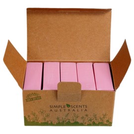 Simple Scents Australia Berry Crush Scented Natural Soap Bars (5 Bars), 3.5oz Moisturizing French Triple Milled Soap Bars Enriched with Shea Butter - Pure Plant Oil Bath & Body