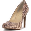 Jessica Simpson Women's Calie Pump, Natural Snake Print, 8.5