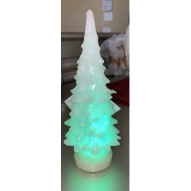 Christmas Tree Color Changing Led Ornament. Christmas House 6 inch
