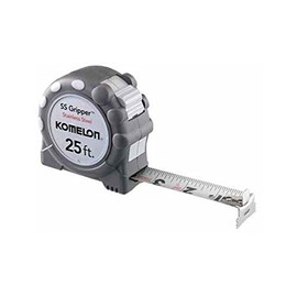 Komelon USA SS125 1" X 25' SS Gripper Stainless Steel W/Rubber Grip Tape Rule