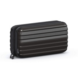 stardis Kosmetiktasche Hartschalen Kulturtasche Hardcase Damen Herren Kulturbeutel in Kofferform Flight-Beautycase Wasserdicht Mini-Koffer Optik Waschbeutel fÃ¼r Frauen, MÃ¤nner, Kinder (schwarz)