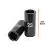 Truper D-7323-ML, Dado largo impacto de 23 mm, 6 puntas,