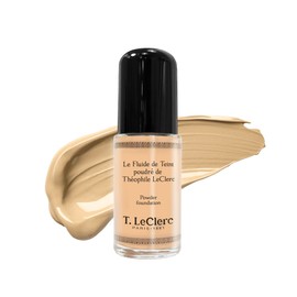 T. LeClerc Complexion Fluid, Powdery, 02 Light, Matte, Vegan, Dermatologically Tested