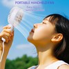 XDAMORSP-Rechargeable Handheld fan with 3 Speeds,2000mAh USB Portable Mini Fan