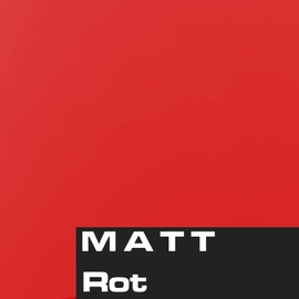 Oldschool Sticker Set, 2 Lettering and 6 Iron Crosses Rocker Style Motorcycle Scene (Matt Red)