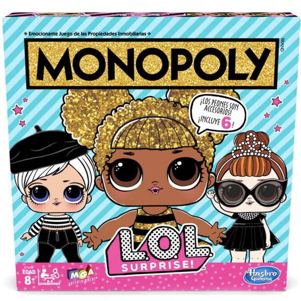 Hasbro Board Game - Monopoly LOL Surprise! Hunt for Rare Dolls, Spanish Version
