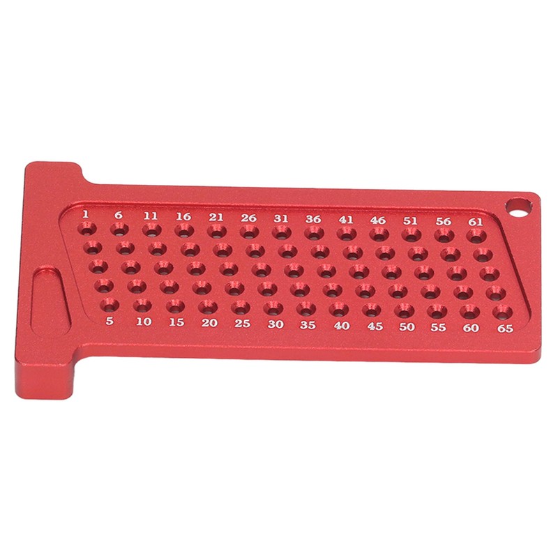 65mm Woodworking Hole Positioning Scribing Gauge Aluminum Alloy Portable Scriber