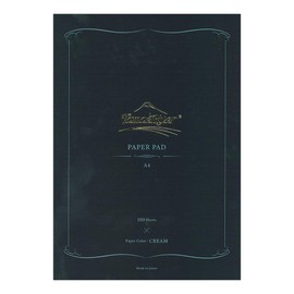 Tomoe River FP 52gsm Glue-bound Paper Pad by SANZEN, 8.27 x 11.7 Inches (A4-size), Cream, 100 Sheets (SR-A4LC)