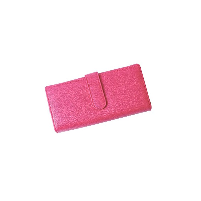 MOMO AN-469 Women's Accordion Wallet Long Card Wallet, pink, (rose