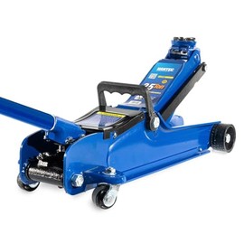 Hantec - Gato Hidráulico para Coche HGP9 2.5 Toneladas - Gato de Patín para Auto, Altura Máxima 37 Centímetros, Levante Rápido con Válvula de liberaci