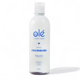OLÉ Shampoo Rice & Linseed | Shampoo Arroz & Linaza | for Stronger, Thicker and