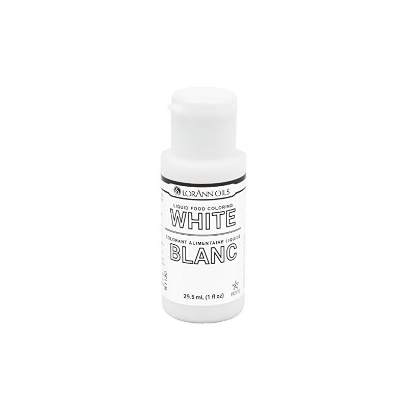 LorAnn White Liquid Food Color, 1 ounce squeeze bottle