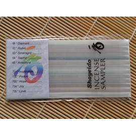 Shoyeido Incense Gemstone and Angelic Series (Pack of 10) (Natural)