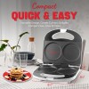 SugarWhisk Double Mini Pancakes Maker Machine Arepa Maker Electric Pancake