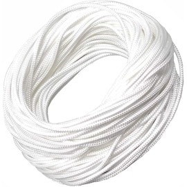 Roman Blind Cord 1.2mm White 20 Metres String for Austrian Festoon Cording
