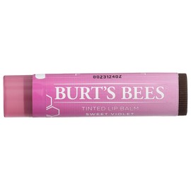 Burt's Bees Bálsamo labial tintado, violeta dulce, 1 unidad