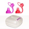 ChooMee SoftSip Food Pouch Tops | White Case, Red Purple