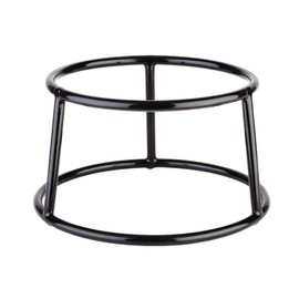 APS 33270 Multi Round Black Metal Buffet Stand with Non-Slip Coating Diameter 15.5/18 x 10 cm