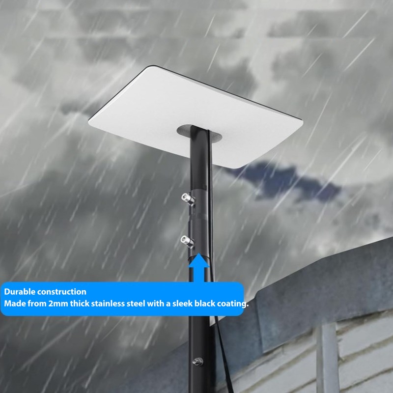 Pipe Adapter for Starlink Aluminum Alloy Heavy Duty Satellite Internet