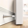 3 Pack Door Stops, Bendable Spring Steel Door Stoppers Wall
