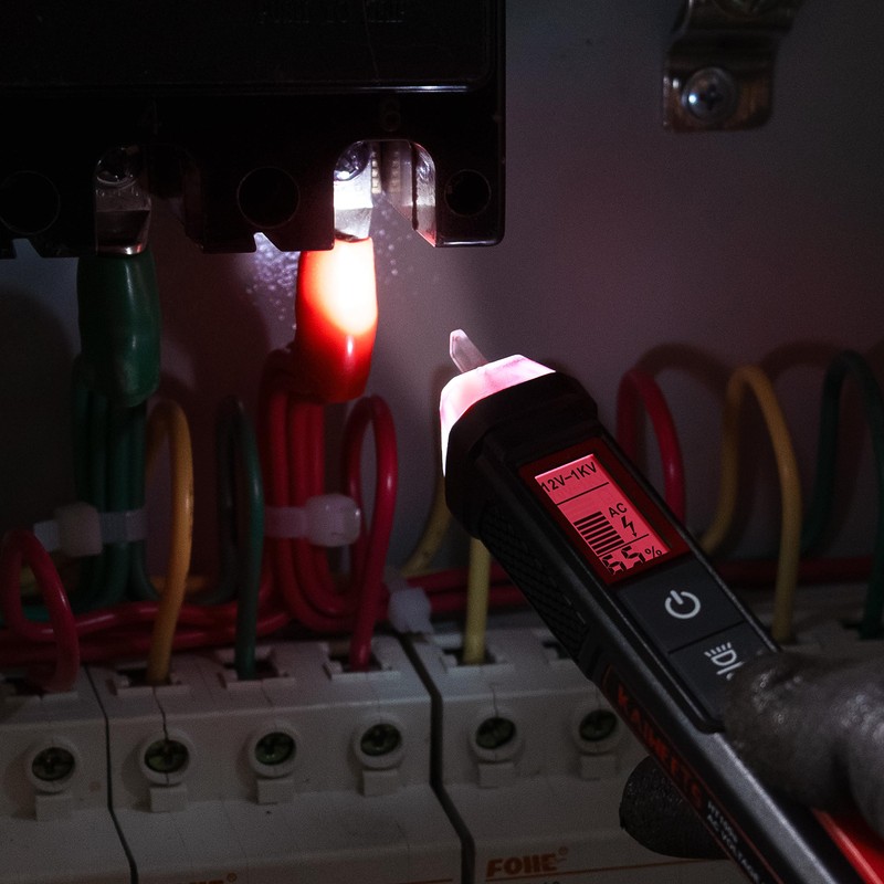 KAIWEETS Voltage Tester/Non-Contact Voltage Tester with Signal Percentage, Dual Range