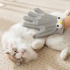 YBGGJO グルーミンググローブ ペットブラシ 猫 うさぎ 手袋 右手用 マッサージブラシ 可愛い ブラッシング