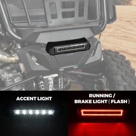 SAUTVS LED Rear Center Accent Tail Light Kit for Honda Talon 1000, LED Auxiliary Light Rear Lamp Brake Stop Taillight Assembly for Honda Talon 1000R 1000X 1000X-4 2019-2024 Accessories
