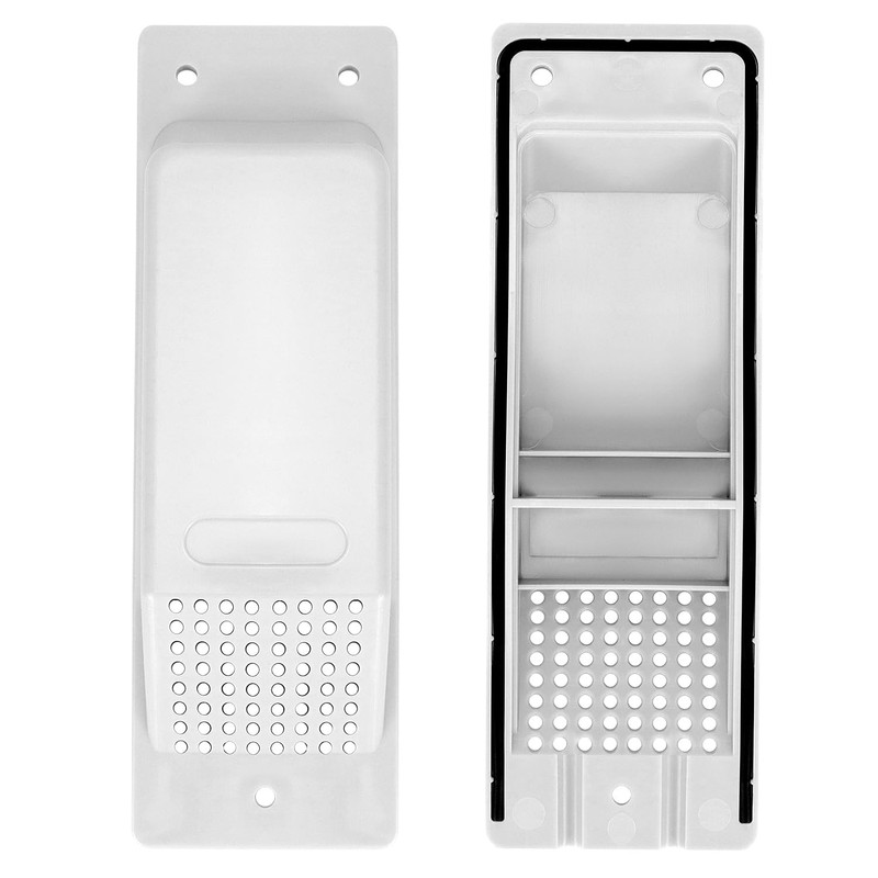 QWORK Shipping Container Air Vents - 8" x 2.6" Light