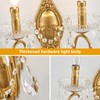 Ondersley Crystal Wall Sconce, Gold Wall Sconces, Gold Sconces Wall