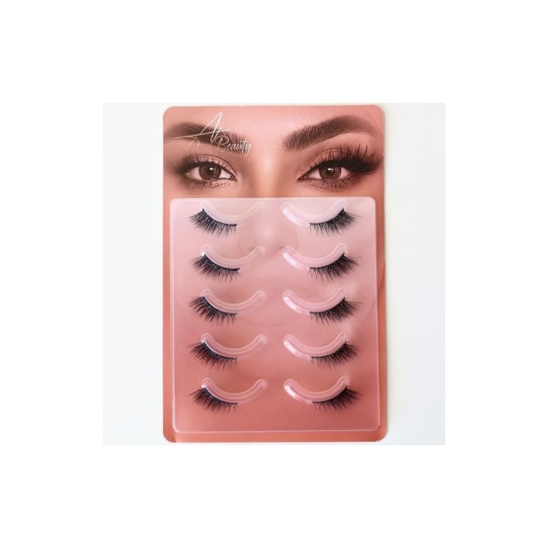 AT Beauty False Eyelashes – Lifted & Wide Eye Effect,